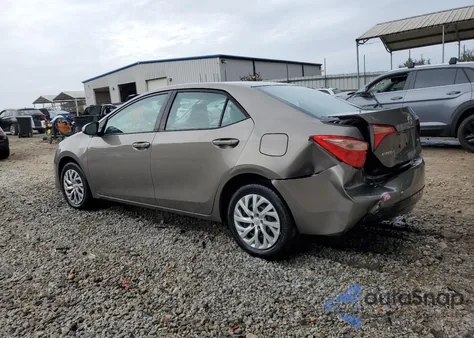 2018 Toyota Corolla L from USA, damaged, VIN 2T1BURHE5JC101916